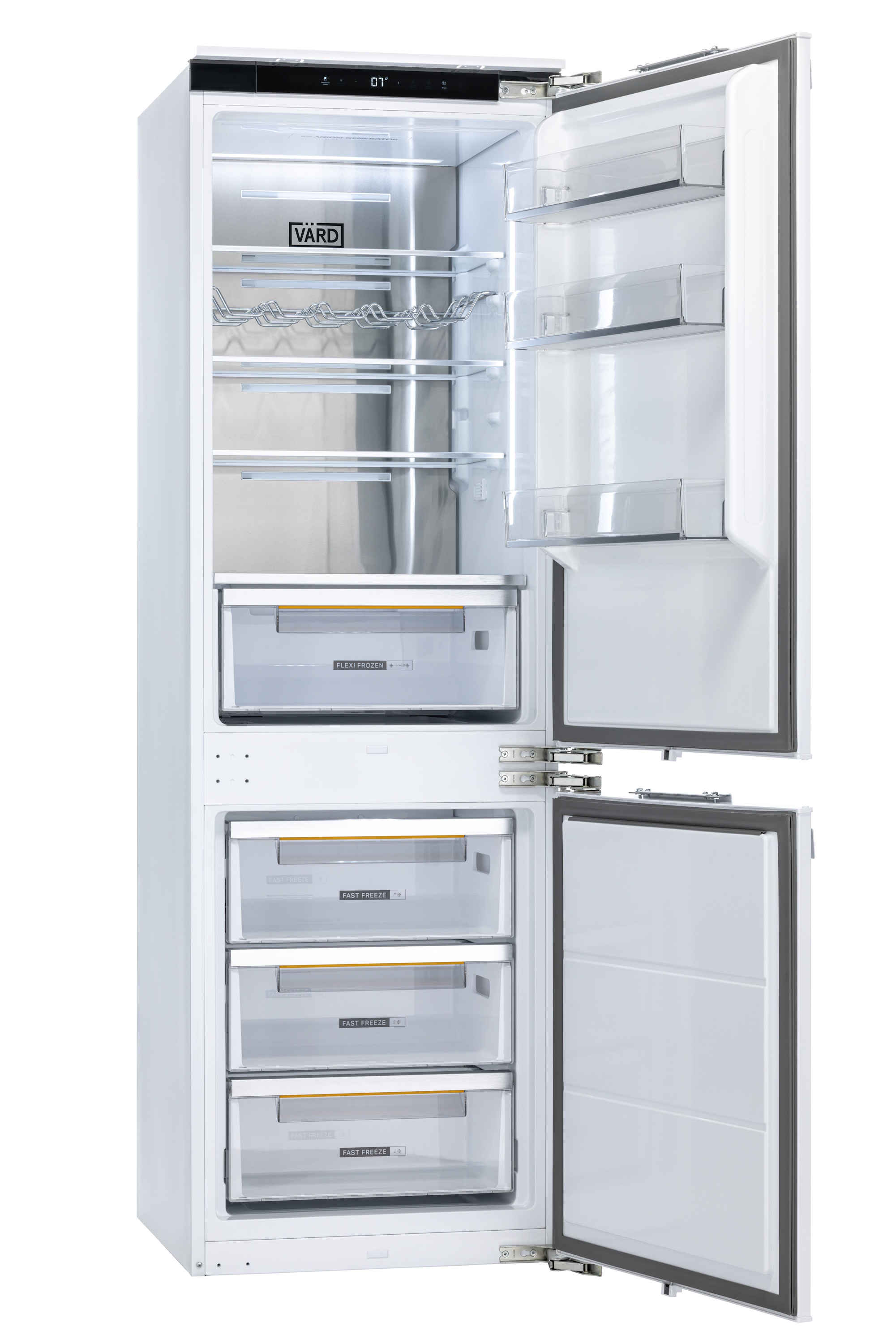 Встраиваемый холодильник Vard VIC177NI белый кронштейн для телевизора oneforall wm2611 smart series до 84 фиксированное