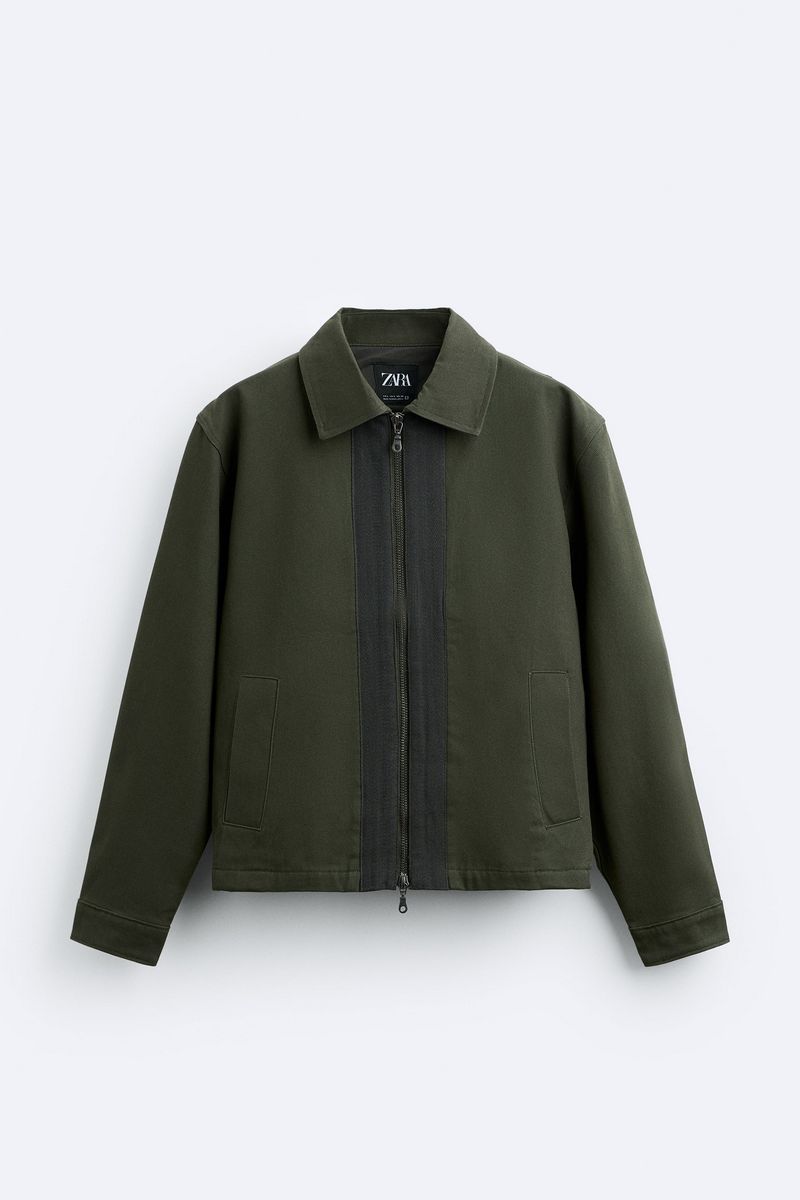 

Куртка мужская ZARA 01538410 хаки XL, 01538410