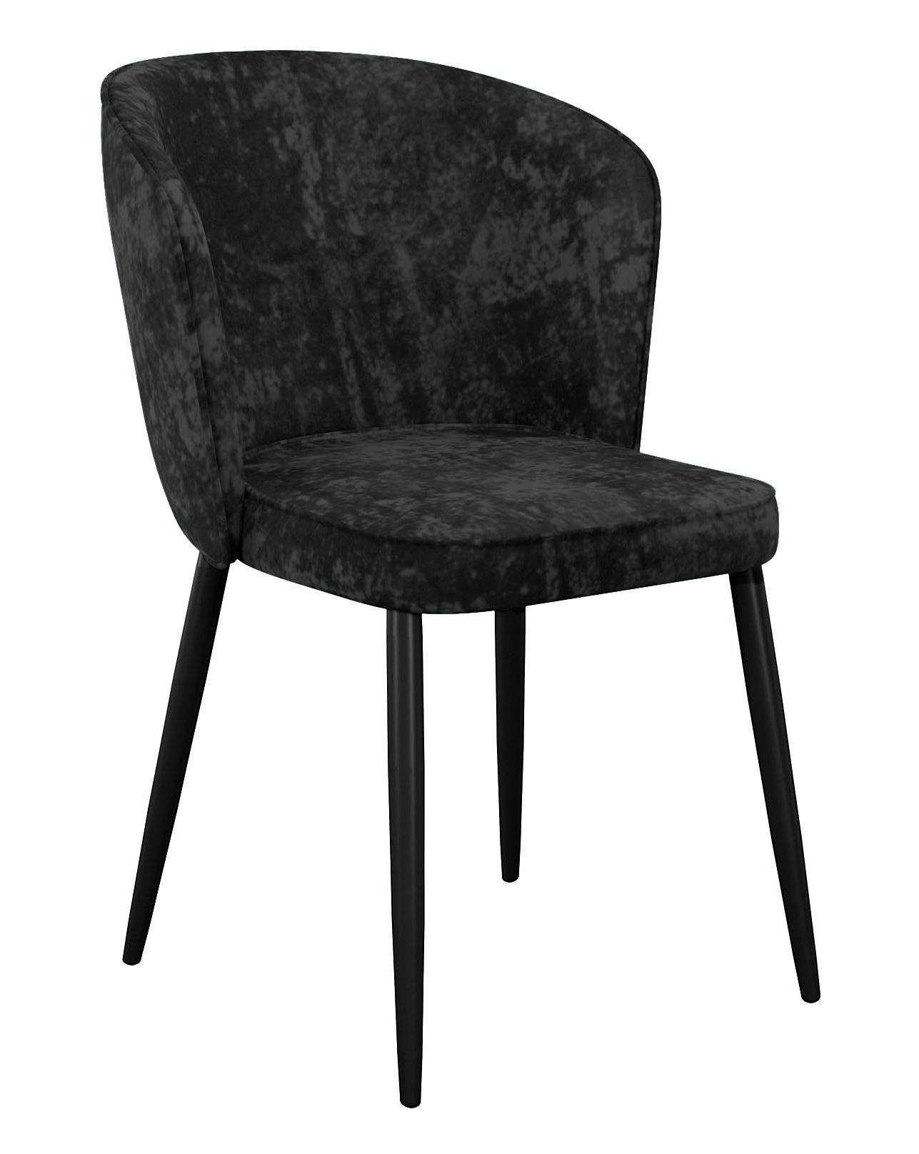 

Стул DIKLINE черный микровелюр 35x45x86 см