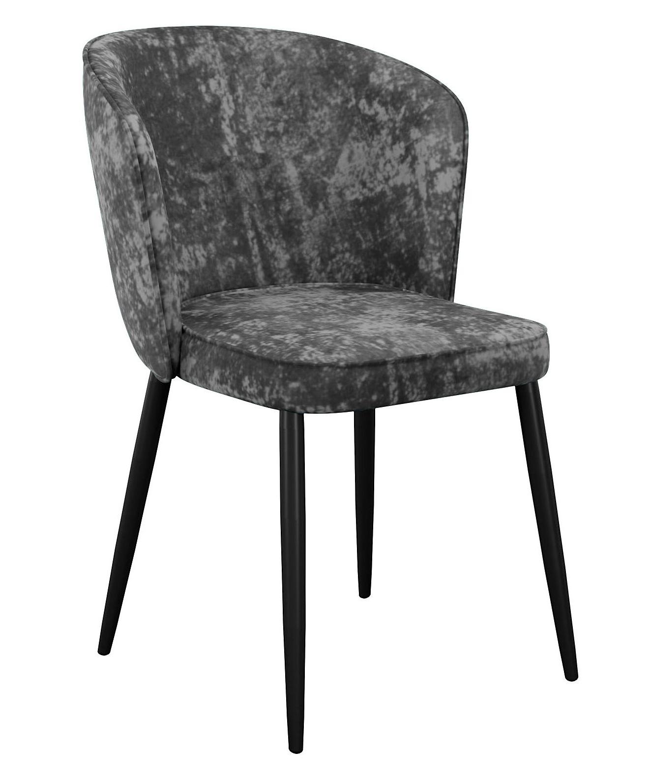 

Стул DIKLINE черный микровелюр 35x45x86 см