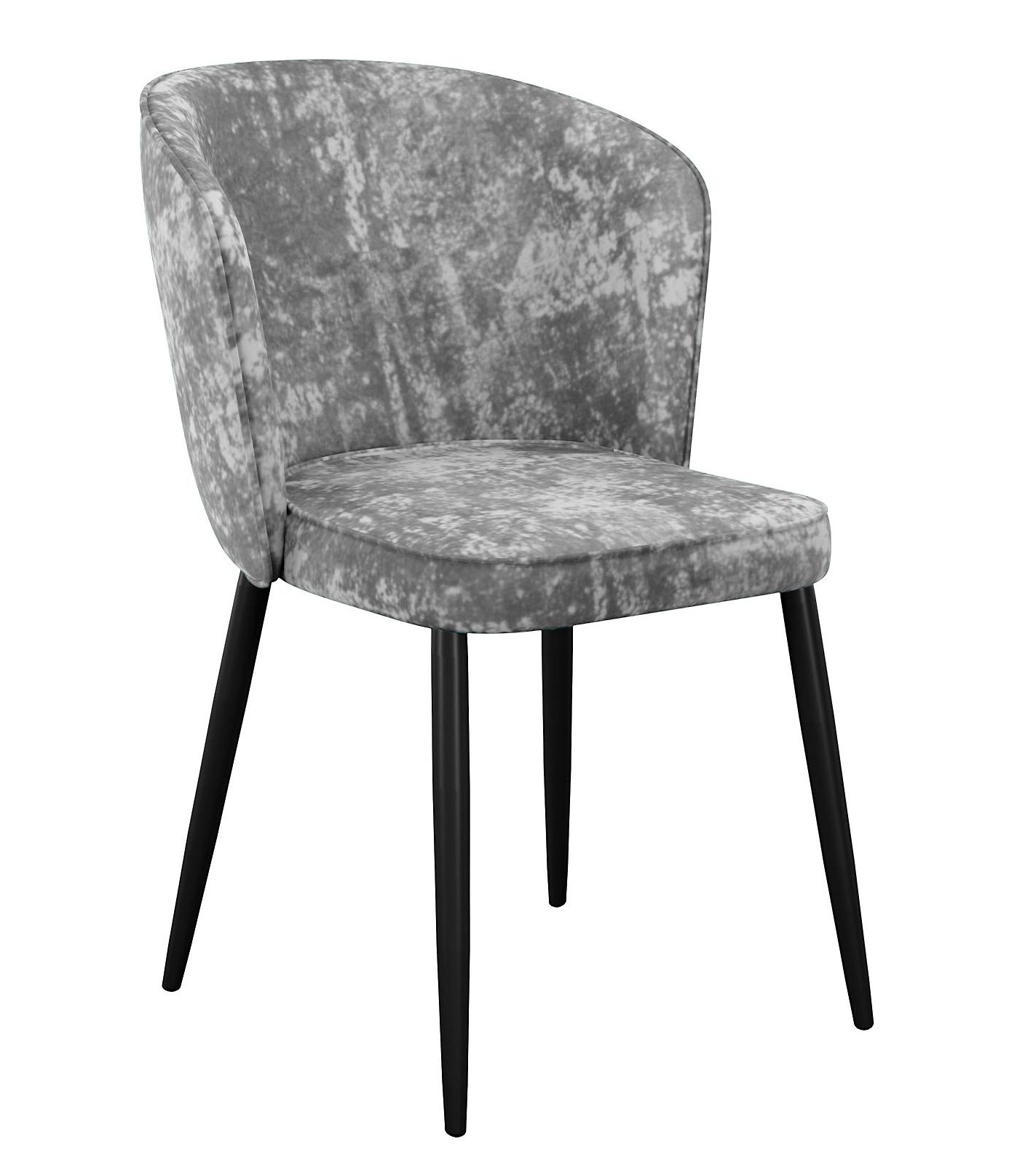 

Стул DIKLINE черный микровелюр 35x45x86 см
