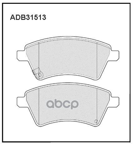 

Комплект тормозных колодок ALLIED NIPPON adb31513