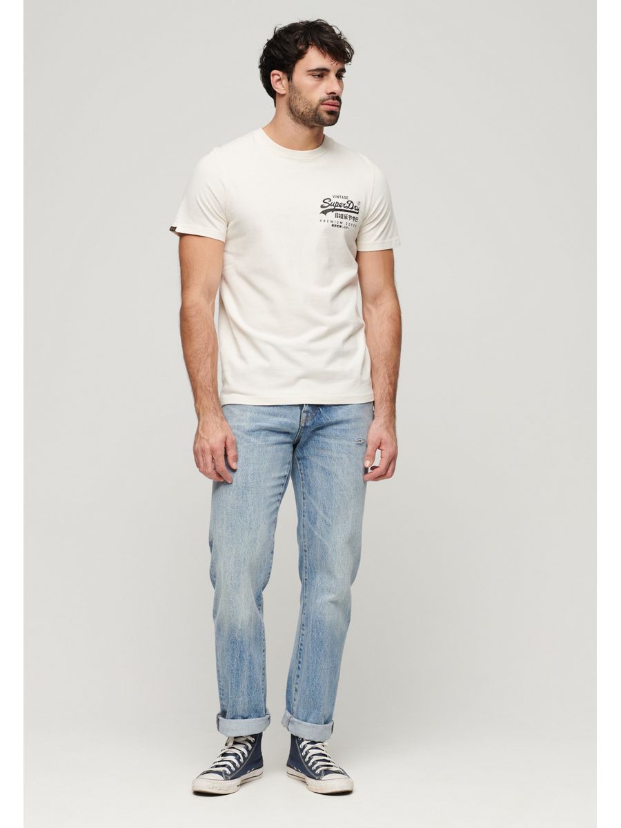 

Футболка мужская Superdry SU222O2V3 бежевая L, Бежевый, SU222O2V3