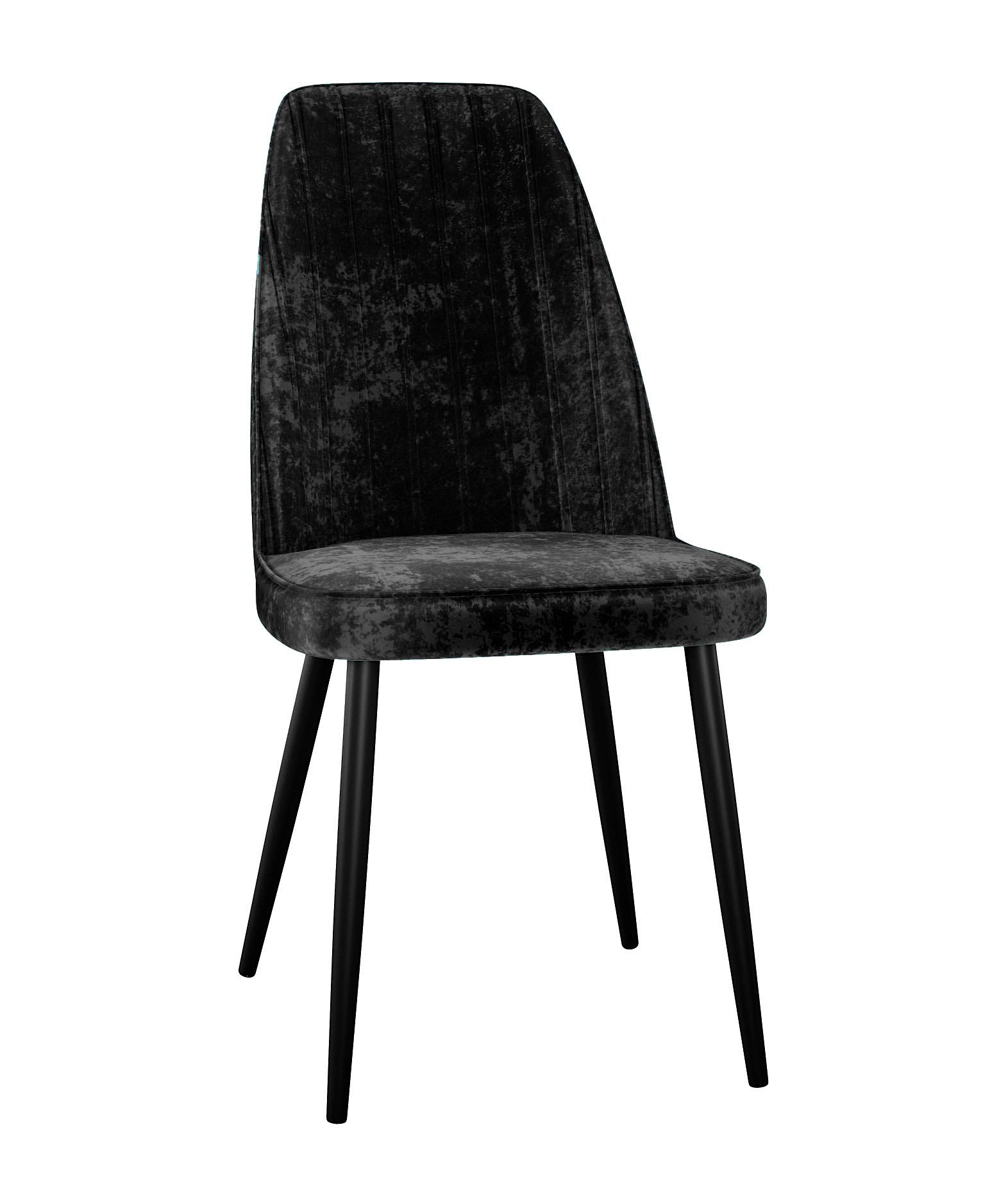 

Стул DIKLINE черный микровелюр 35x45x86 см