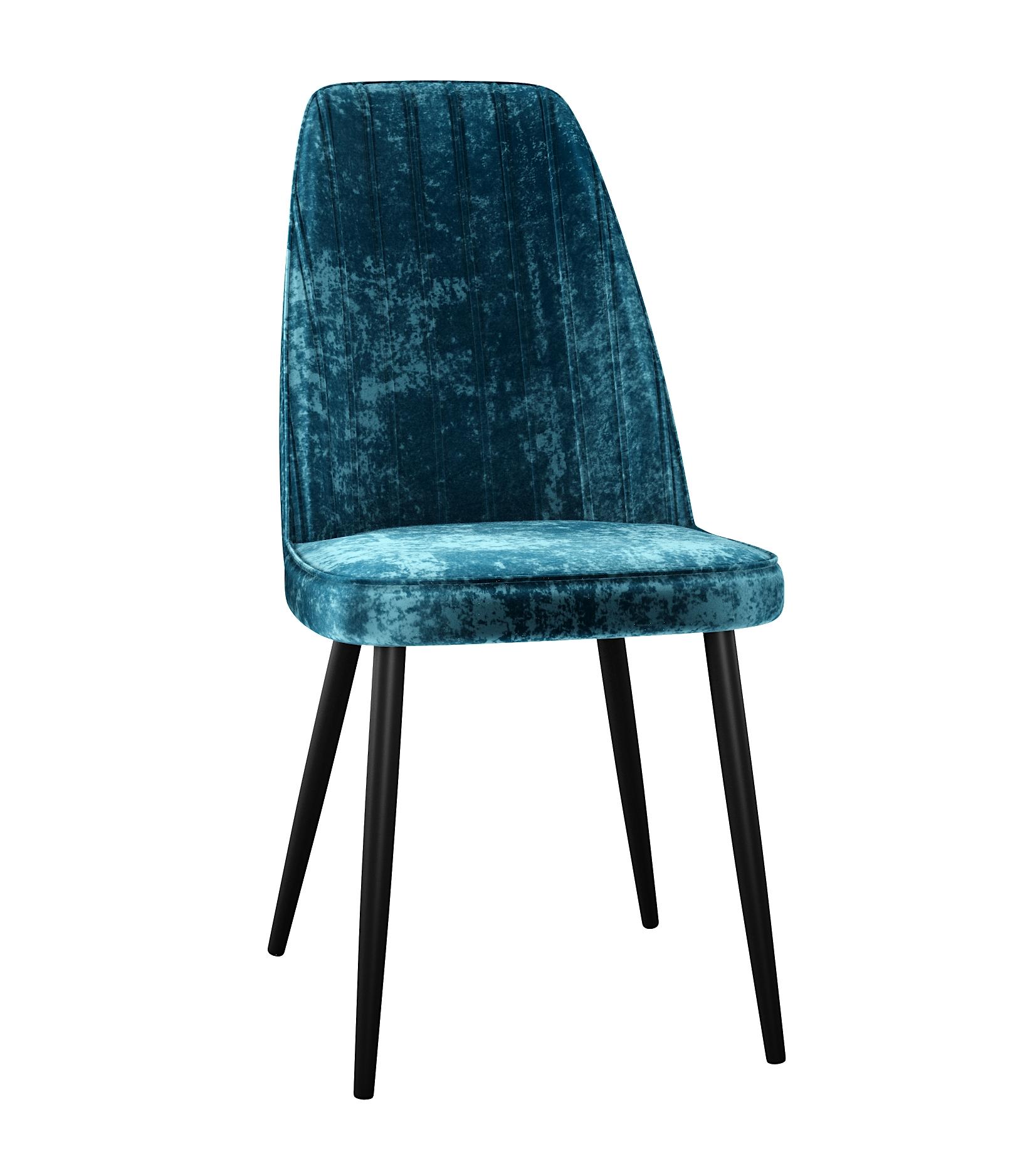

Стул DIKLINE черный микровелюр 35x45x86 см