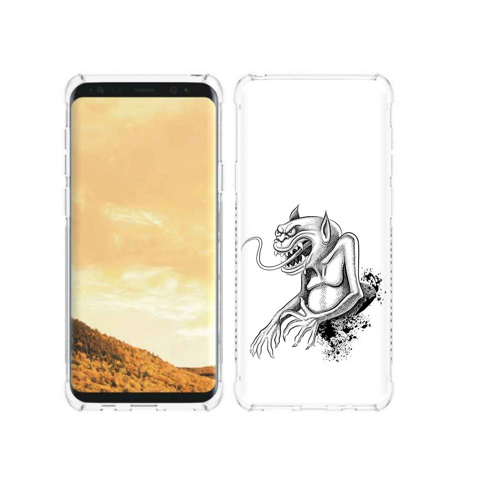 

Чехол MyPads Tocco для Samsung Galaxy S9 чорт (PT98329.588.692), Прозрачный, Tocco