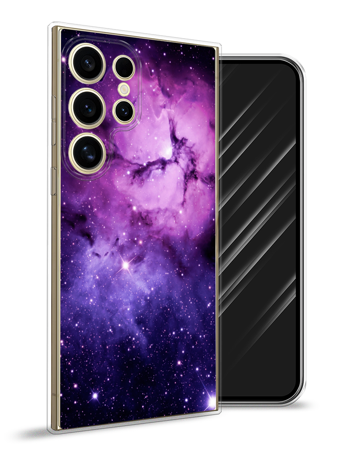 

Чехол Awog на Samsung Galaxy S24 Ultra "Космос 18", Фиолетовый;черный;белый, 2109250-1