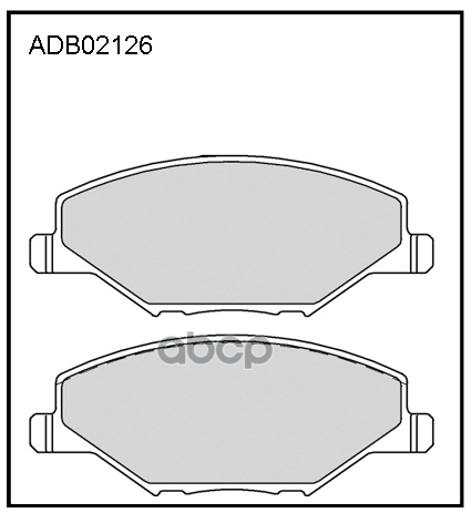 

Комплект тормозных колодок ALLIED NIPPON adb02126