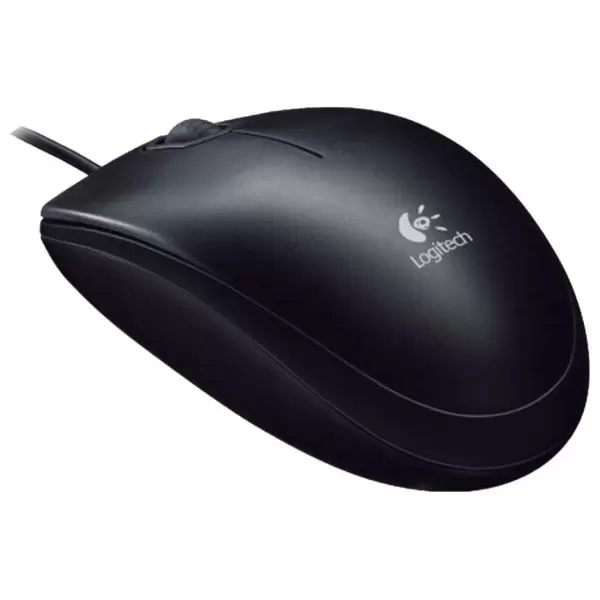 Мышь проводная Logitech B100 Black