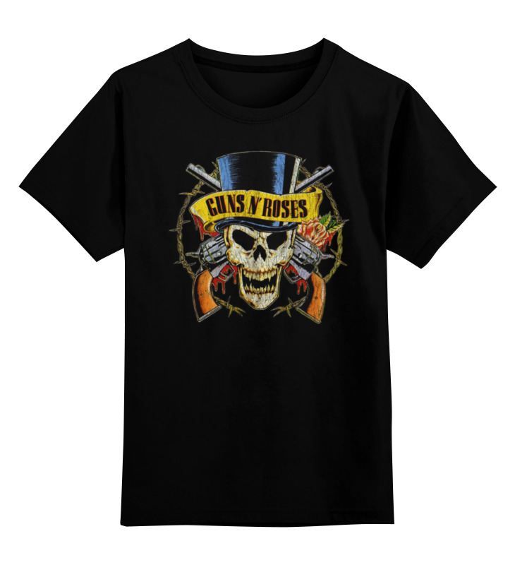 

Футболка детская Printio Guns n' roses цв. черный р. 104, Guns n' roses