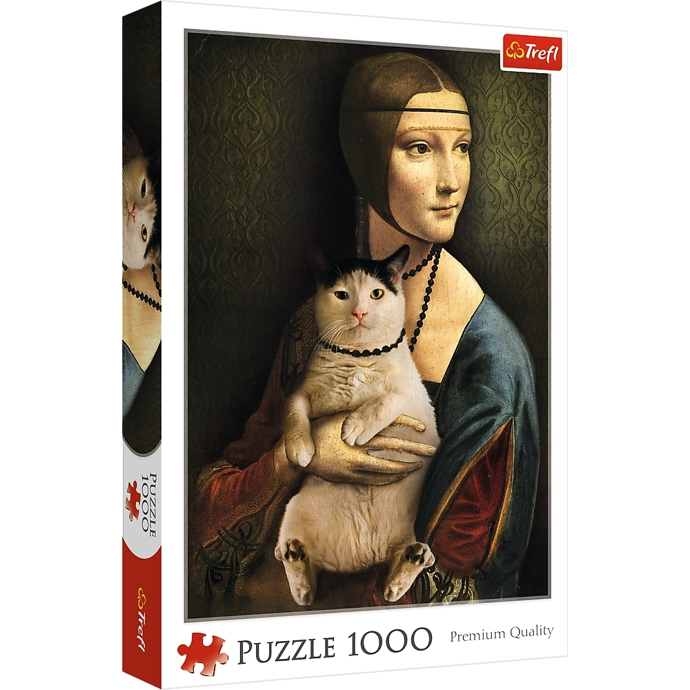 

Пазл Trefl Дама с кошкой, 1000 деталей