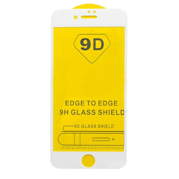 

Защитное стекло IPhone 7/8 Full Glue с рамкой 2.5D белое