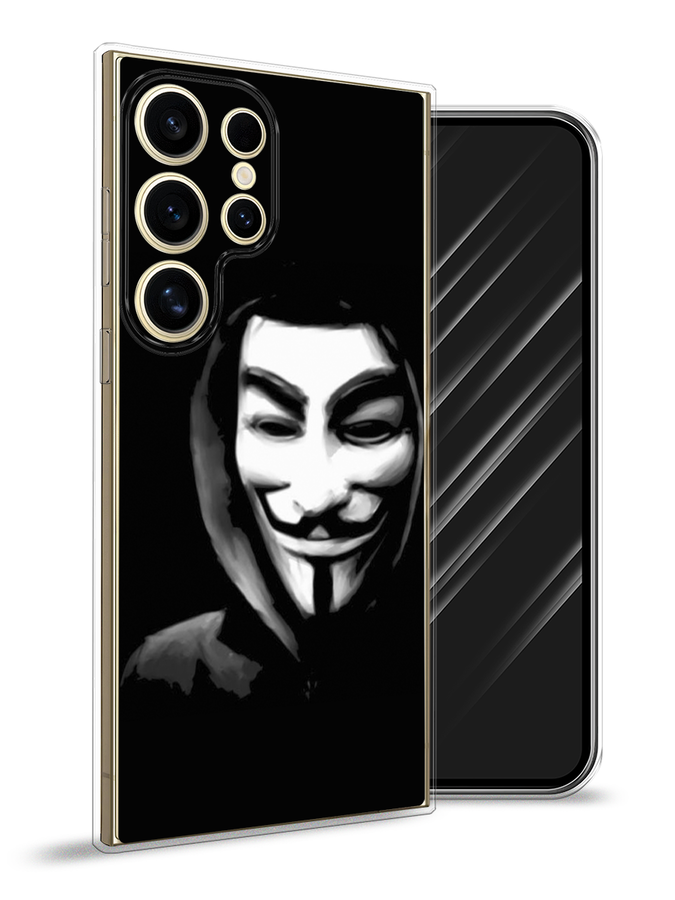 

Чехол Awog на Samsung Galaxy S24 Ultra "Анонимус", Черный;серый;белый, 2109250-1