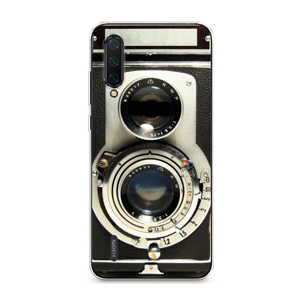 

Чехол на Xiaomi Mi CC9 "Старинный фотоаппарат", Серый;черный, 36150-6