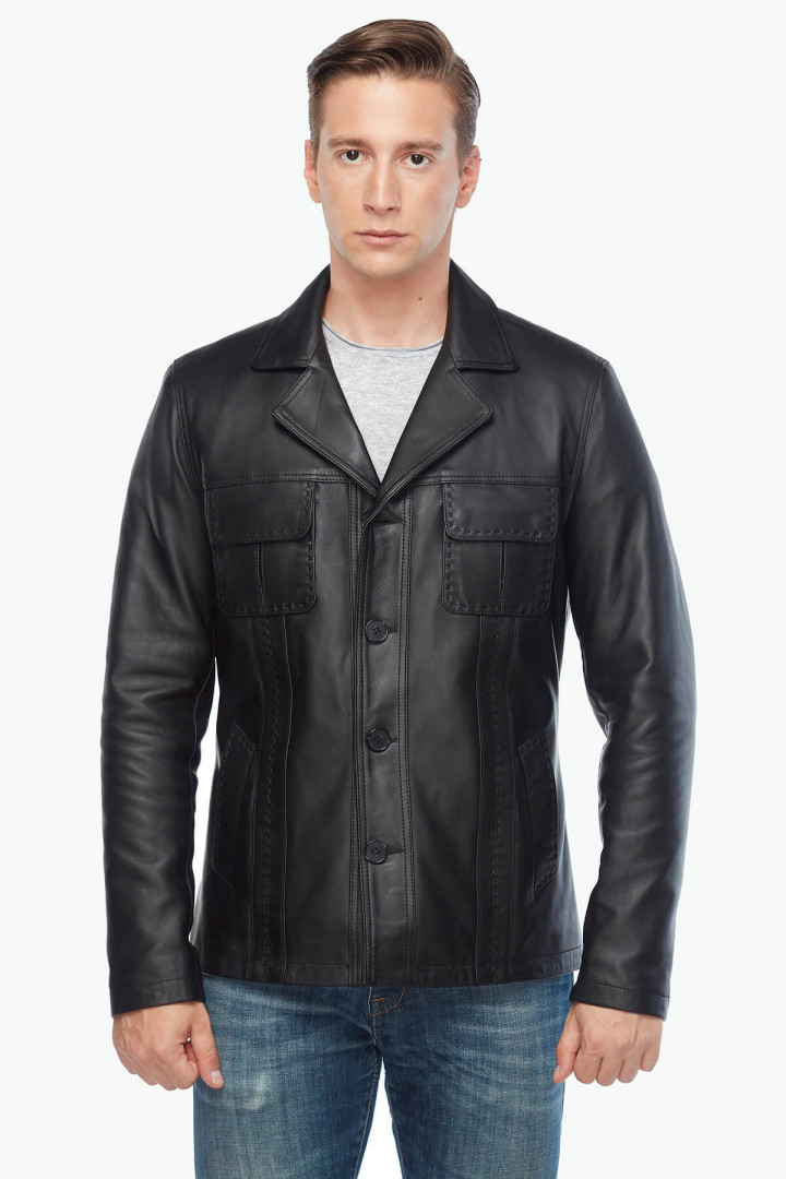 

Куртка мужская Deriza 35-908S черная XS (доставка из-за рубежа), Черный, 35-908S