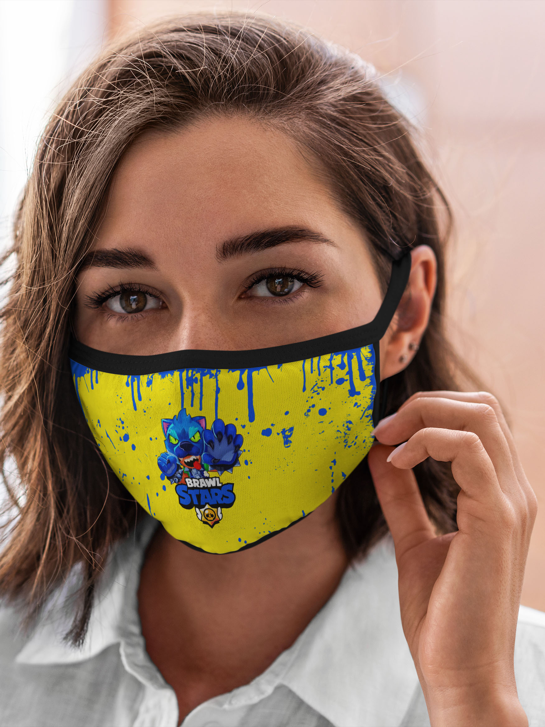 

Многоразовая маска унисекс Burnettie Brawl Stars, Разноцветный, Brawl Stars