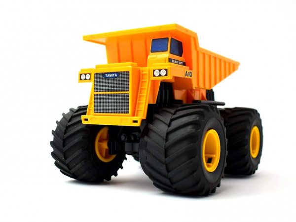 фото Сборная модель грузовик mammoth dump truck с электромоторчиком tamiya 1/32 17013