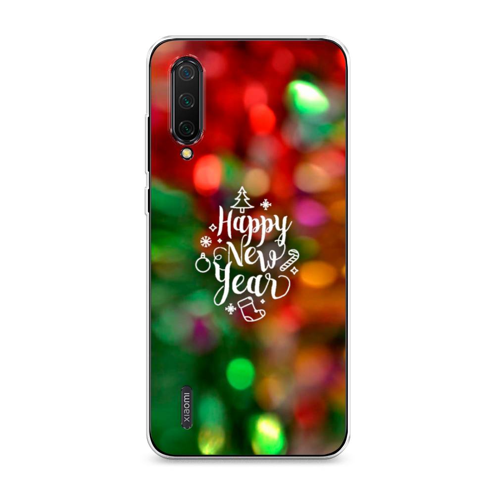 

Чехол на Xiaomi Mi CC9 "Новый Год на елке", Зеленый;красный;желтый, 36150-5