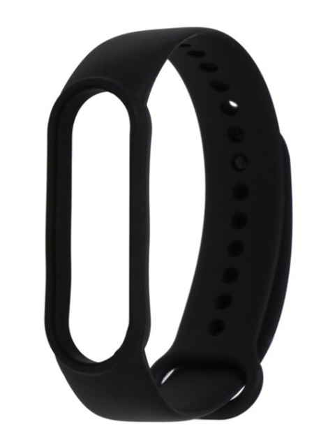 Ремешок для смарт-часов Luazon для Mi Band 5/6 Silicone Black 7422255