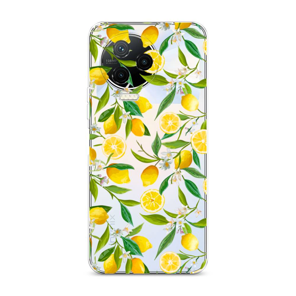 

Чехол Awog на Infinix NOTE 12 2023 / Инфиникс Нот 12 2023 "Сочные лимоны", Желтый;белый;зеленый