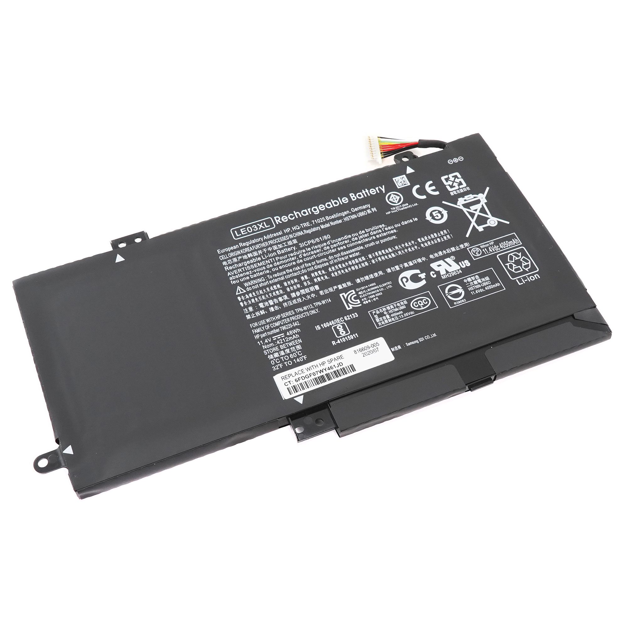 

Аккумулятор для ноутбука Azerty LE03XL 4050 мАч В (007-0029), LE03XL