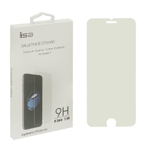 Защитное стекло ISA для Iphone 8/7 0.3мм 2.5D
