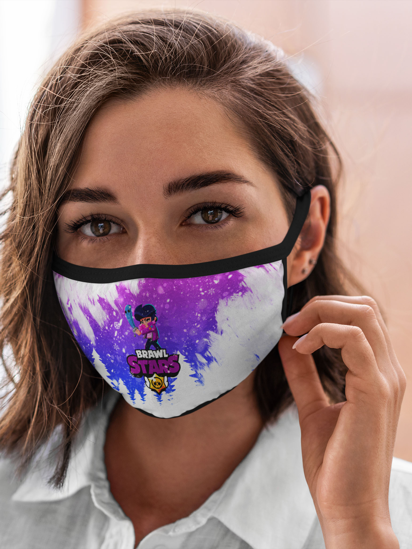 

Многоразовая маска унисекс Burnettie Brawl Stars Новогодний Bibi 3, Разноцветный, Brawl Stars Новогодний Bibi 3
