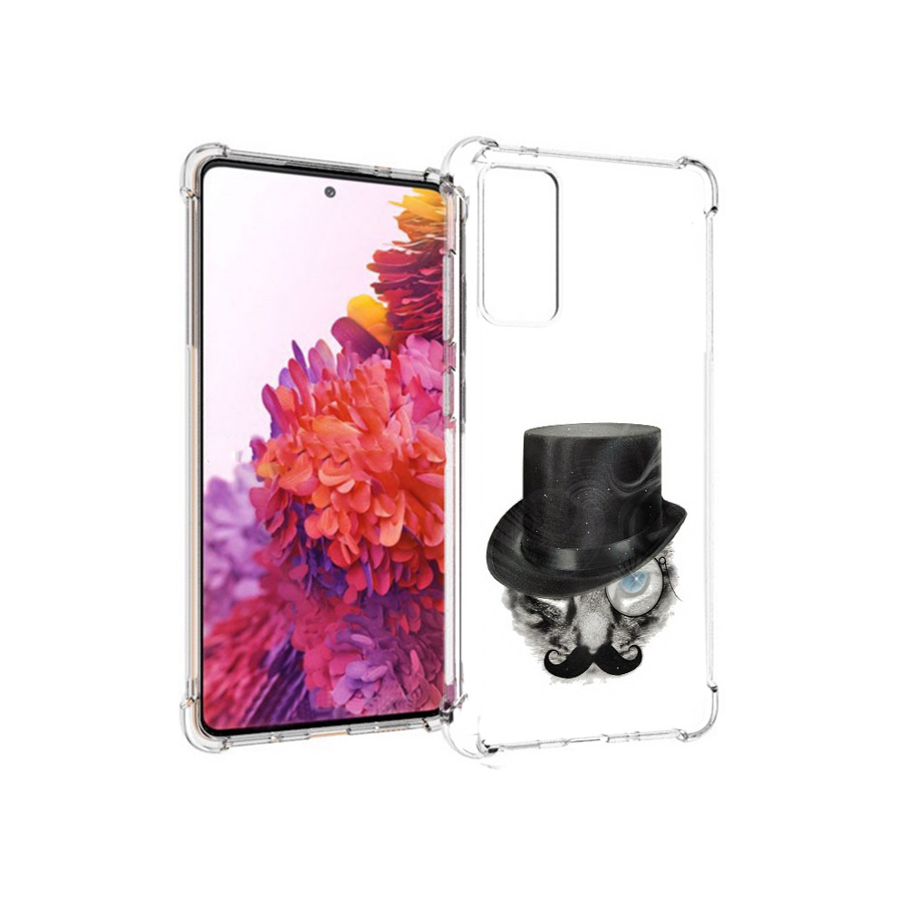 Чехол MyPads Tocco для Samsung Galaxy S20 FE интелегентный кот (PT153647.496.378)