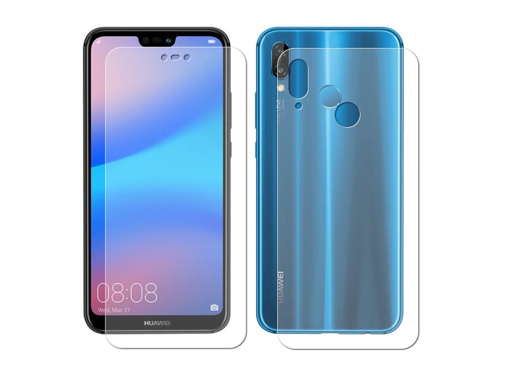 

Защитная пленка LuxCase для Huawei P20 Lite Full Screen Front and Back Transparent 89013, 89013