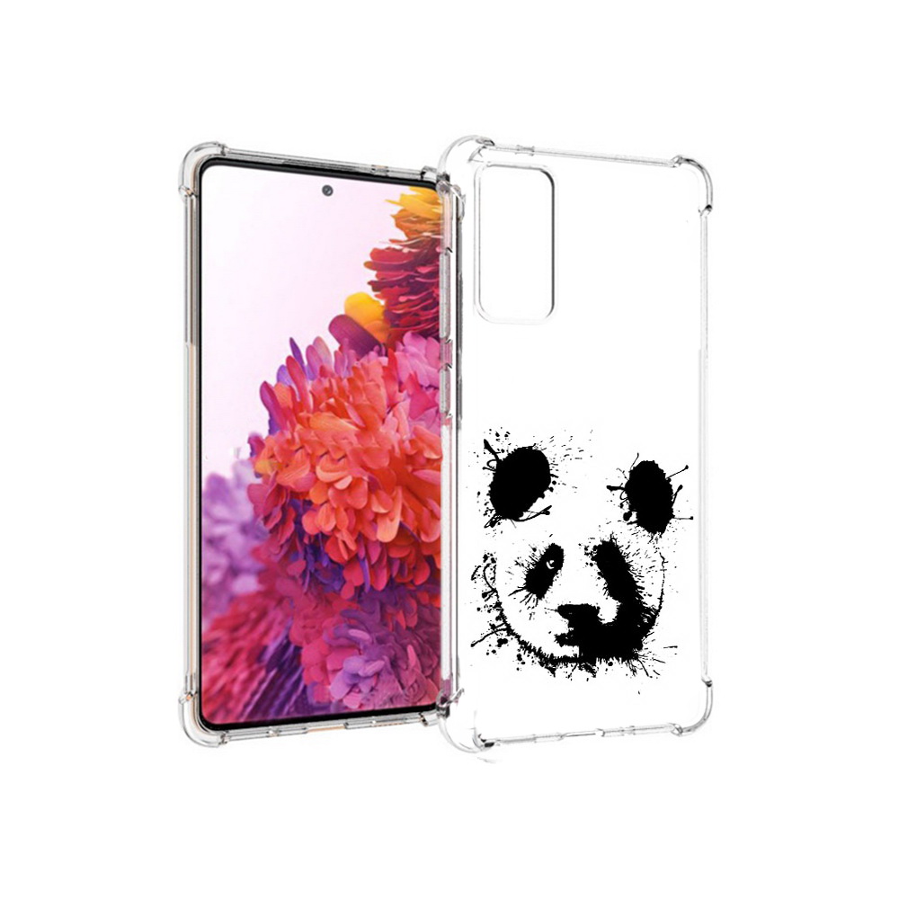 

Чехол MyPads Tocco для Samsung Galaxy S20 FE клякса-панда (PT153647.496.389), Прозрачный, Tocco