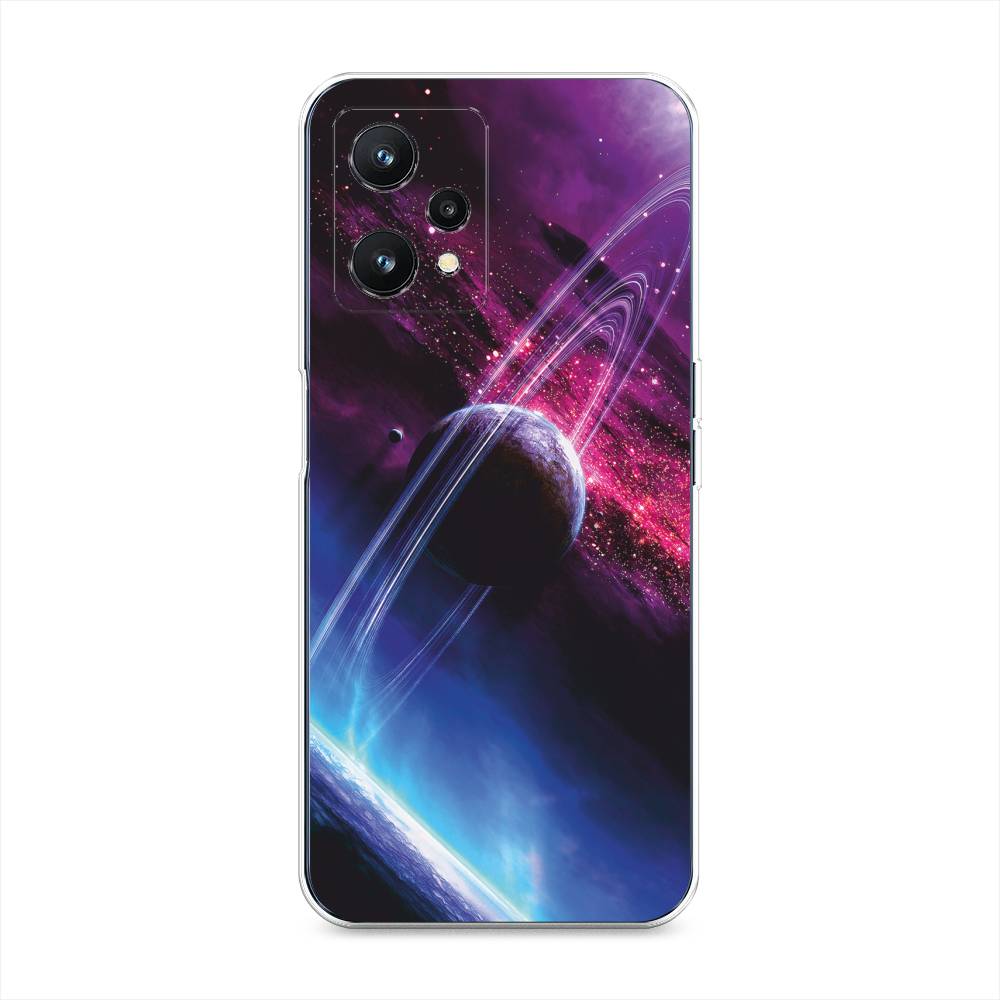 

Силиконовый чехол "Космос 17" на Realme 9 5G, Разноцветный