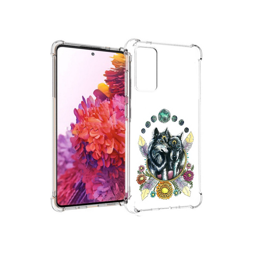 

Чехол MyPads Tocco для Samsung Galaxy S20 FE красивые волки абстракция (PT153647.496.408), Прозрачный, Tocco