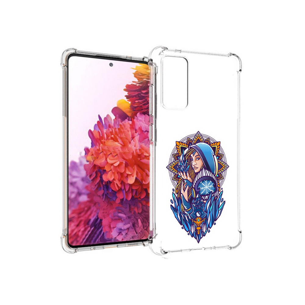 

Чехол MyPads Tocco для Samsung Galaxy S20 FE кристал мейден дота 2 (PT153647.496.415), Прозрачный, Tocco