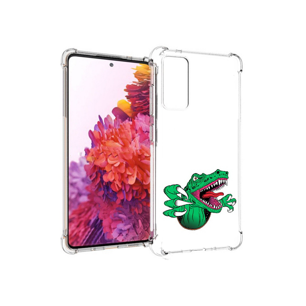 

Чехол MyPads Tocco для Samsung Galaxy S20 FE крокодил (PT153647.496.417), Прозрачный, Tocco