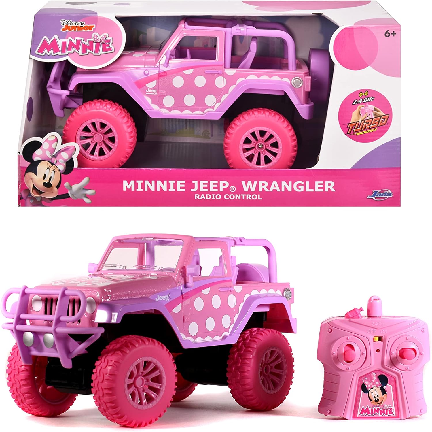 

Машинка радиоуправляемая Dickie Toys Jeep Wrangler и Пульт дистанционного управления, 253076000