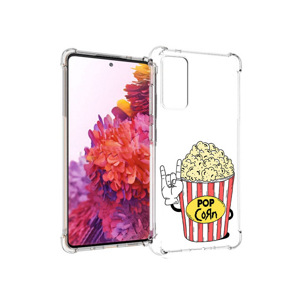 

Чехол MyPads Tocco для Samsung Galaxy S20 FE крутой попкорн (PT153647.496.427), Прозрачный, Tocco