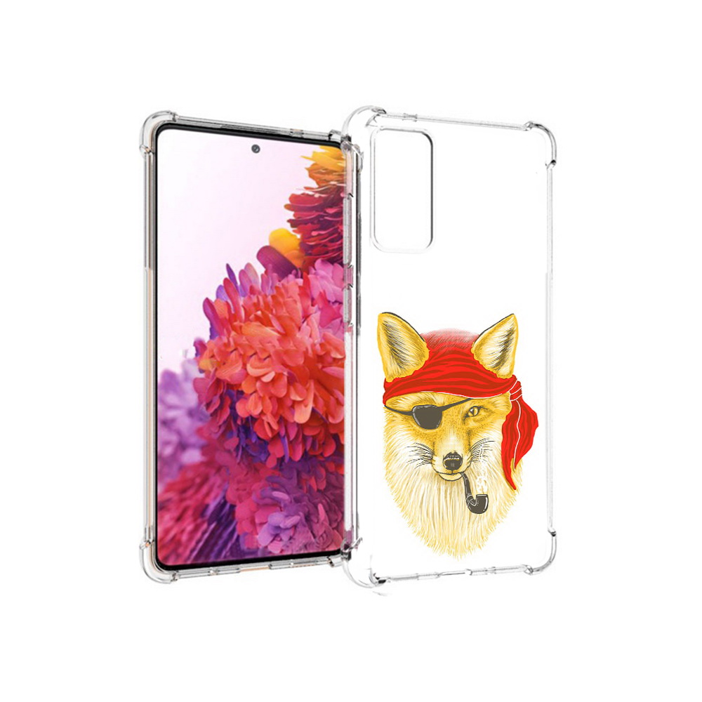 

Чехол MyPads Tocco для Samsung Galaxy S20 FE лиса-пират (PT153647.496.440), Прозрачный, Tocco