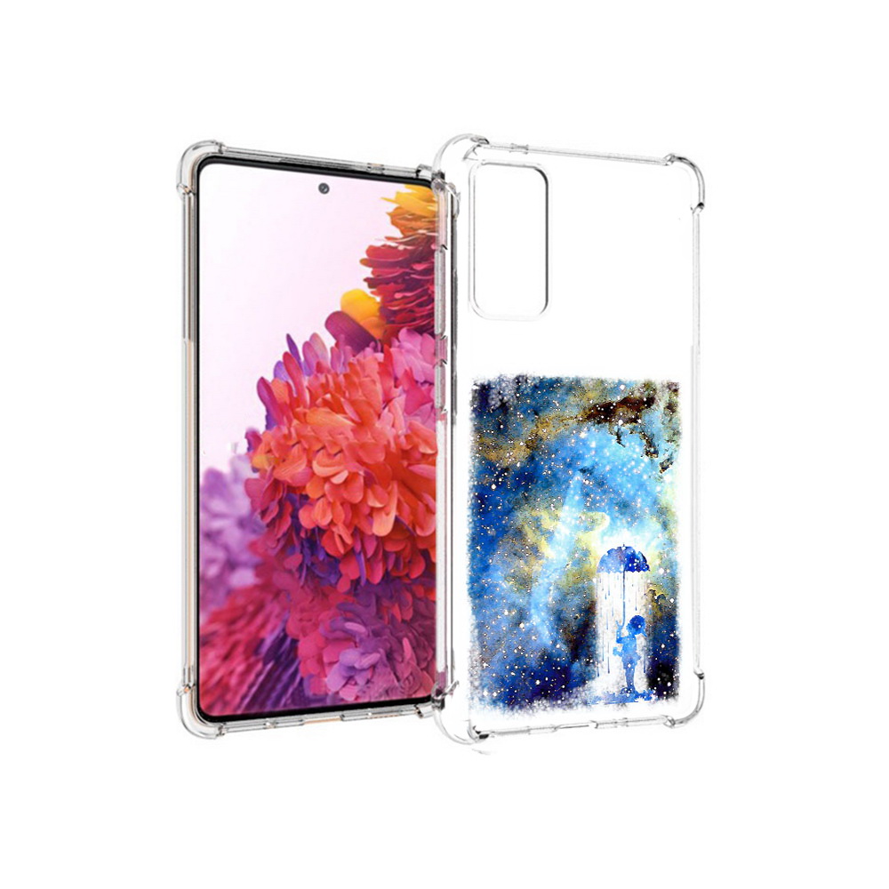 

Чехол MyPads Tocco для Samsung Galaxy S20 FE мальчик в небе (PT153647.496.455), Прозрачный, Tocco