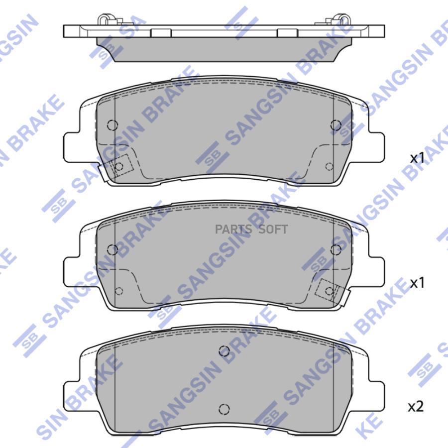 

Колодки торм.диск.задн. HYUNDAI STARIA (US4)