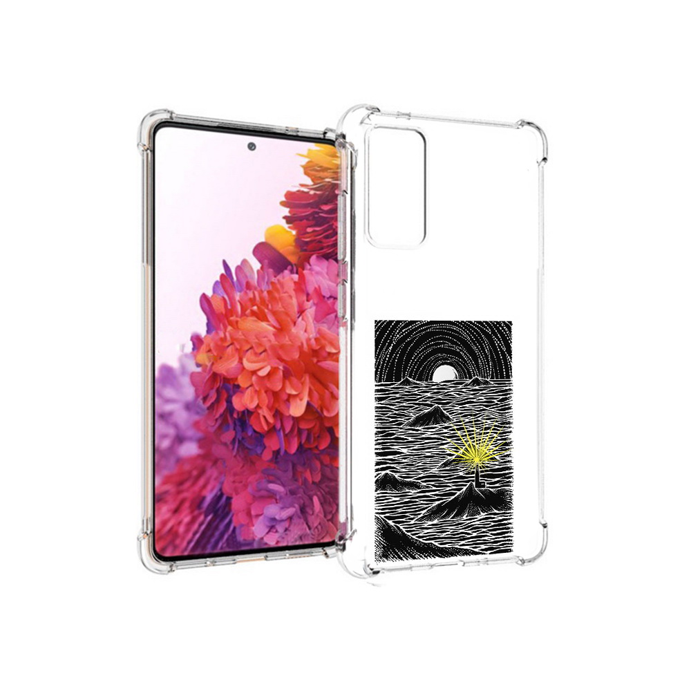 Чехол MyPads Tocco для Samsung Galaxy S20 FE маяк в черно белом море (PT153647.496.460)