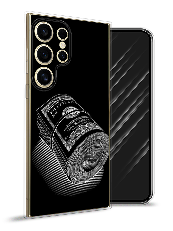 

Чехол Awog на Samsung Galaxy S24 Ultra "Кубышка денег", Черный;серебристый, 2109250-1