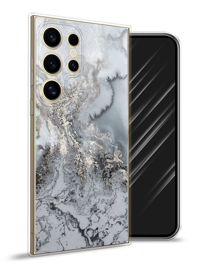 

Чехол Awog на Samsung Galaxy S24 Ultra "Морозная лавина серая", Серый;серебристый, 2109250-1