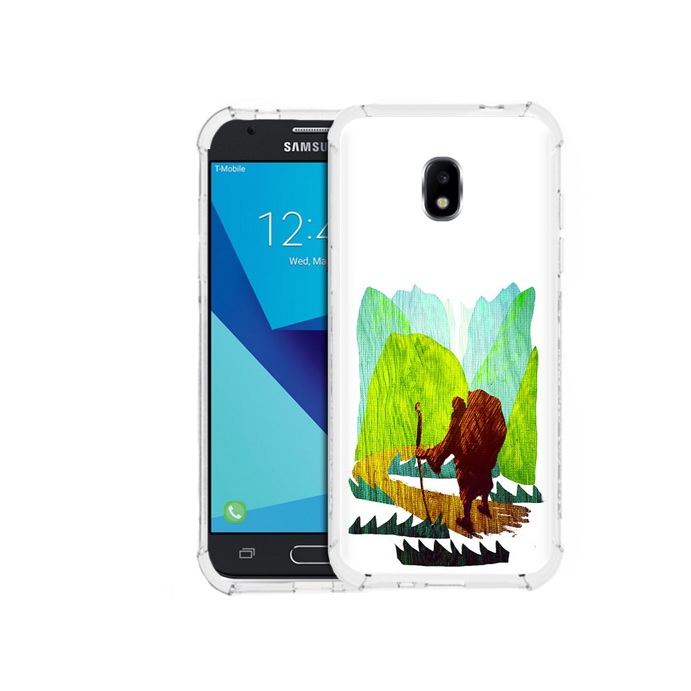 

Чехол MyPads Tocco для Samsung Galaxy J7 Pro Лесная тропа (PT128255.589.106), Прозрачный, Tocco