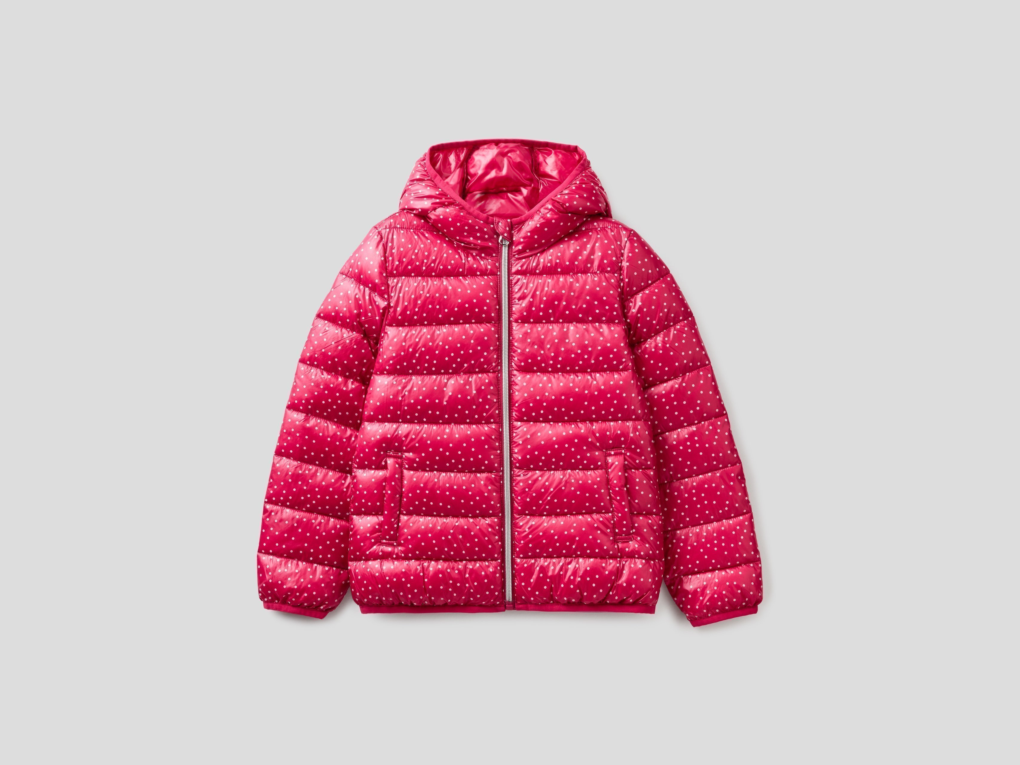 фото Куртка для девочек benetton цв. розовый р.170 united colors of benetton