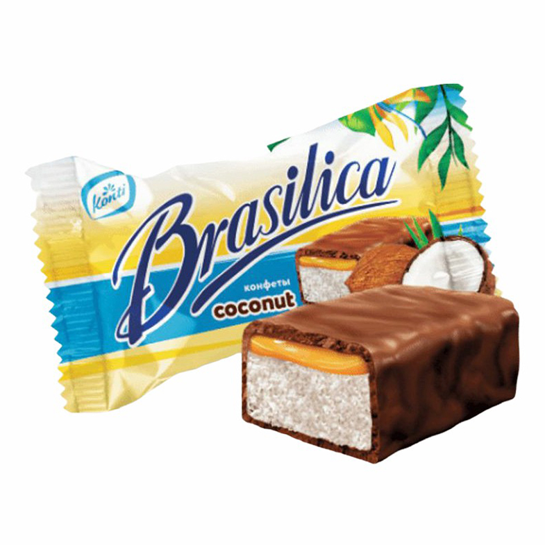 Конфеты глазированные Кonti Brasilica Coconut