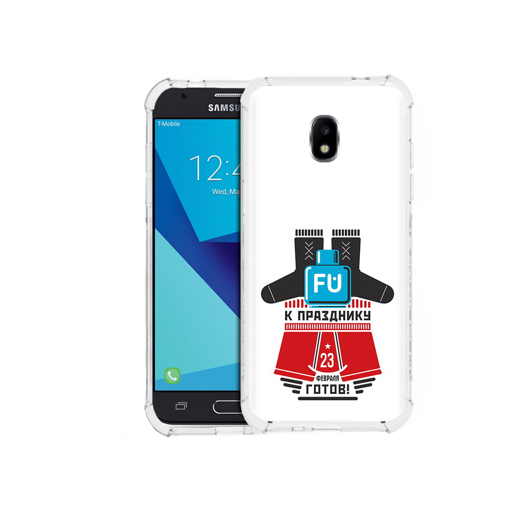 

Чехол MyPads Tocco для Samsung Galaxy J7 Pro 23 февраля подарки к празднику, Прозрачный, Tocco