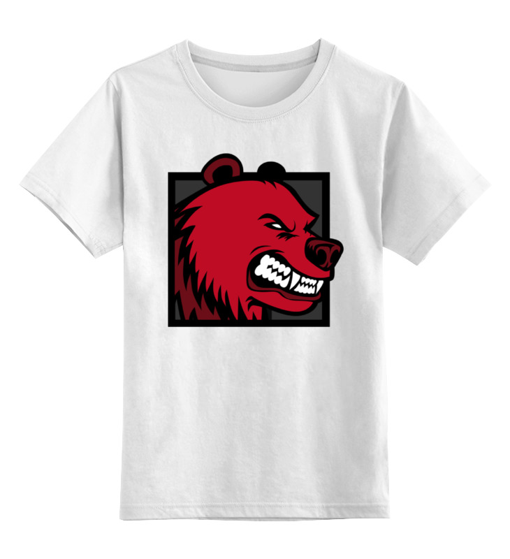 

Футболка детская Printio Red bear цв. белый р. 104, Red bear