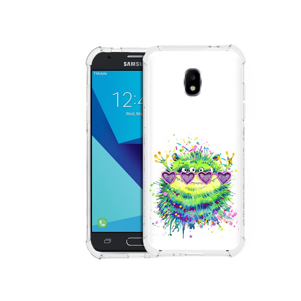 

Чехол MyPads Tocco для Samsung Galaxy J7 Pro Пушистый персонаж (PT128255.589.142), Прозрачный, Tocco