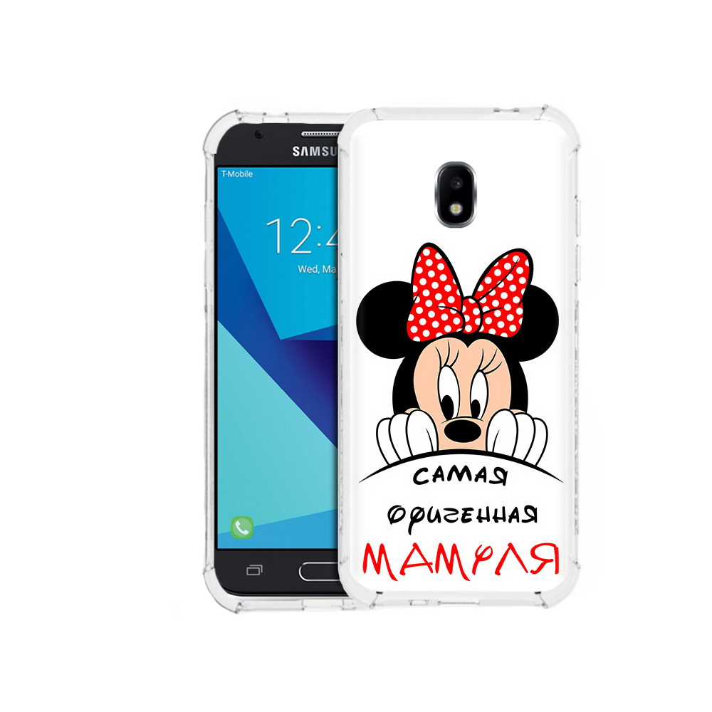 

Чехол MyPads Tocco для Samsung Galaxy J7 Pro Самая лучшая мамуля Мини Маус, Прозрачный, Tocco