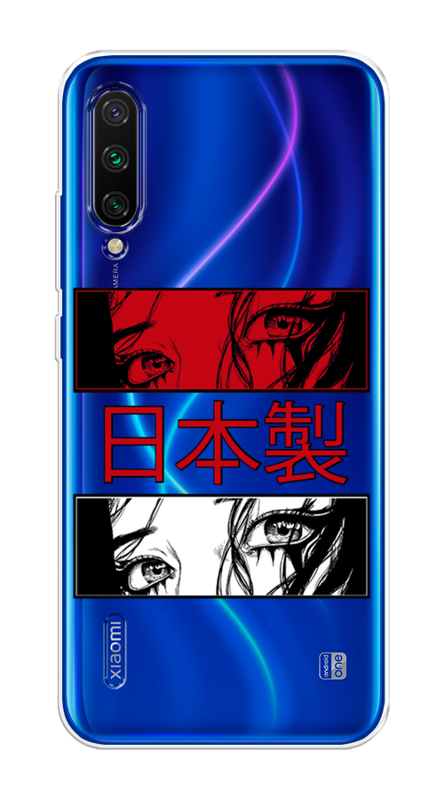 

Чехол на Xiaomi Mi CC9 "Аниме глаза манга", Красный;белый;черный, 36150-4